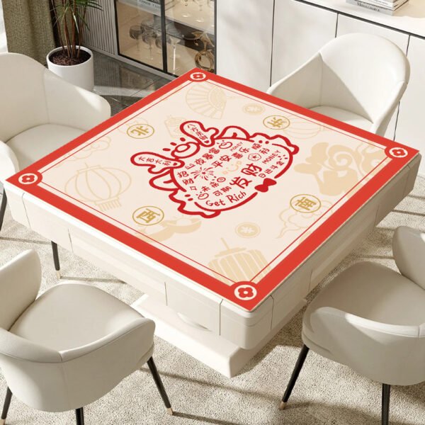 Poker Game Mat Rubber Table Mat Mahjong Mat Anti Slip - 图片 4