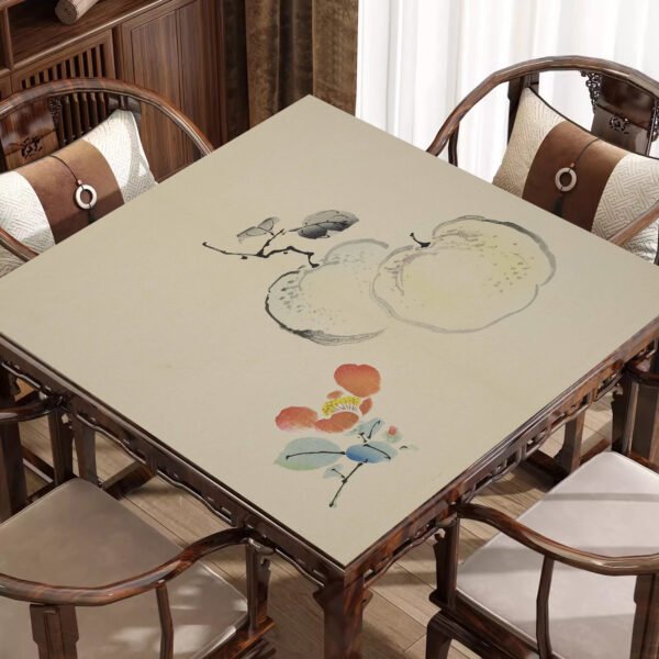 Mahjong Mat Game Table Mat Anti Slip Noise Reduction Mat Domino Mat Chinese Style - 图片 6