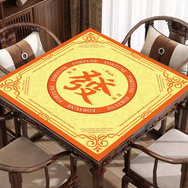 Mahjong Mat Table Mat Poker Mat Domino Board Game Mat Anti-slip Mat Noise Reduction - 图片 5