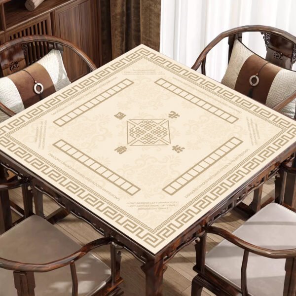 Mahjong Mat Table Mat Poker Mat Domino Board Game Mat Anti-slip Mat Noise Reduction - 图片 3