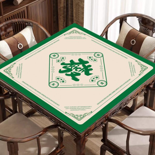 Mahjong Mat Table Mat Poker Mat Domino Board Game Mat Anti-slip Mat Noise Reduction - 图片 7
