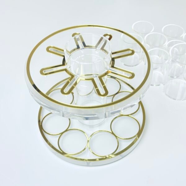Acrylic Wine Fountain Kiddush Fountain set Drinking Fountain Juice Dispenser Kiddush Wine Fountain - 图片 4
