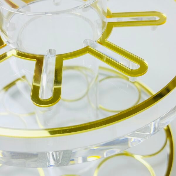 Acrylic Wine Fountain Kiddush Fountain set Drinking Fountain Juice Dispenser Kiddush Wine Fountain - 图片 3