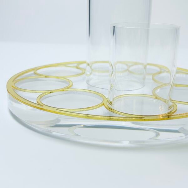 Acrylic Wine Fountain Kiddush Fountain set Drinking Fountain Juice Dispenser Kiddush Wine Fountain - 图片 2
