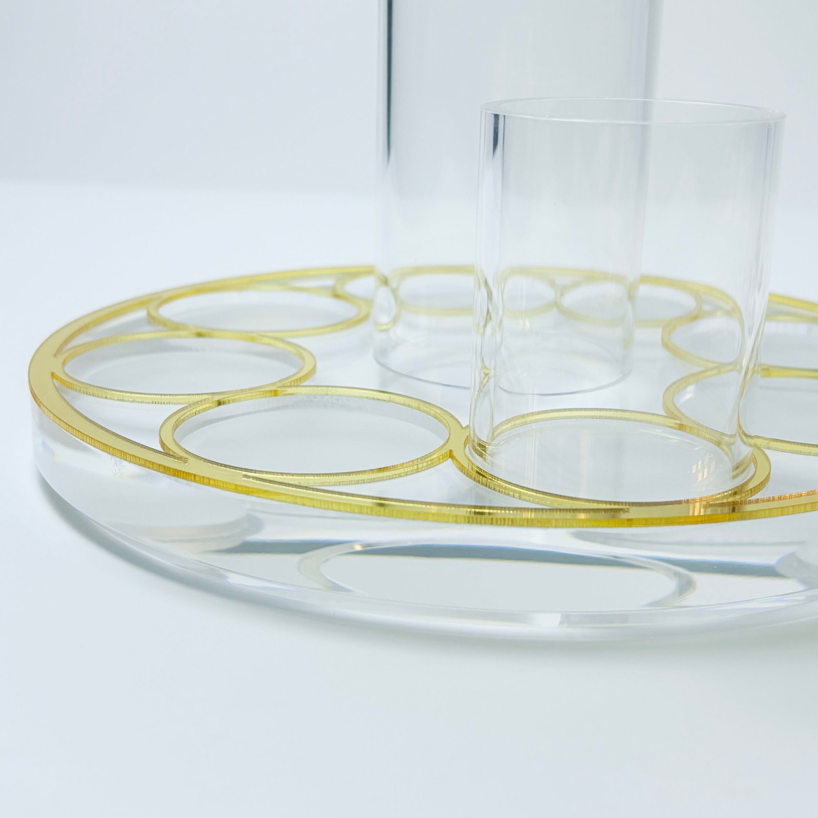 Acrylic Wine Fountain Kiddush Fountain set Drinking Fountain Juice Dispenser Kiddush Wine Fountain
