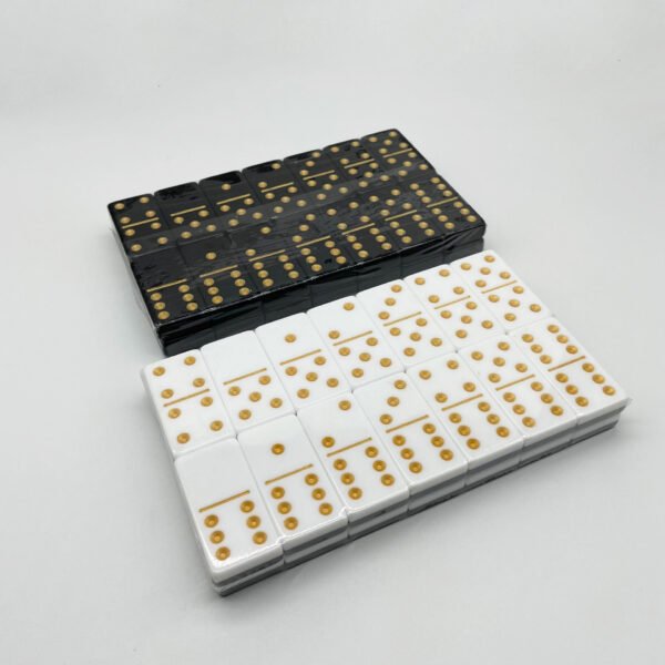 Double Six Standard Dominos Set 28 Tiles with logo Domino Board Game - 图片 4