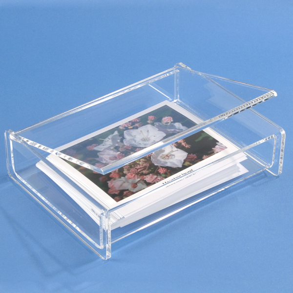 Custom Acrylic Storage Box with Hinged Lid Acrylic Flip Box Display Box - 图片 3