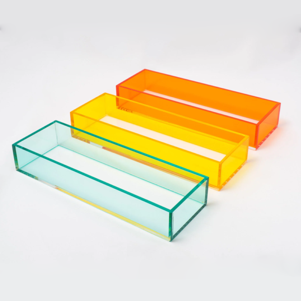 Colored Acrylic Box Storage Box with Handle