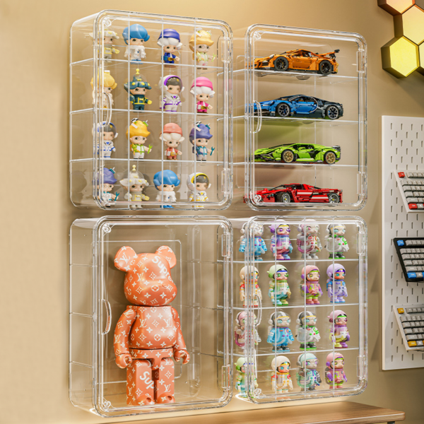 Acrylic Storage Box for Garage Kit Blind Box Storage Pop Collectibles Display Action Figures Box