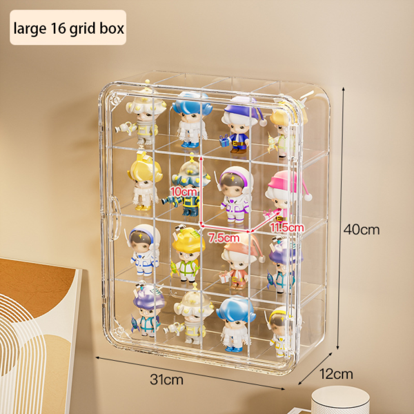Acrylic Storage Box for Garage Kit Blind Box Storage Pop Collectibles Display Action Figures Box - 图片 6