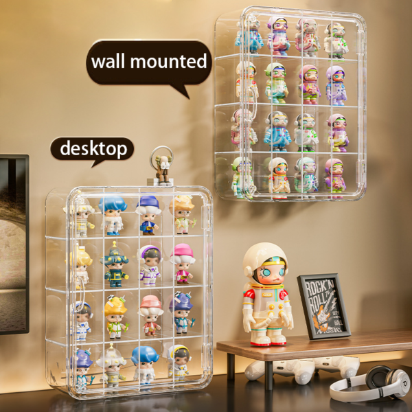 Acrylic Storage Box for Garage Kit Blind Box Storage Pop Collectibles Display Action Figures Box - 图片 4